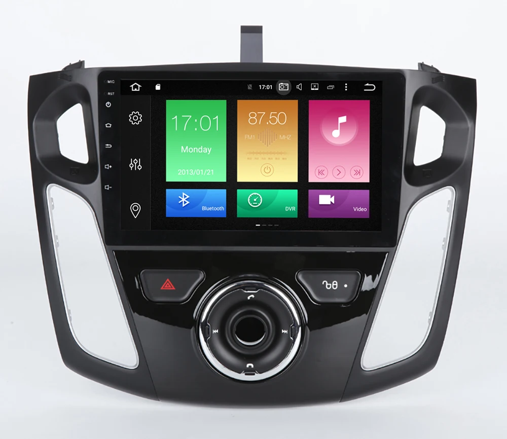 Top Android 8.0  System 2G RAM Car GPS Navigation Radio Stereo Media dvd for Ford C Max 2011 For Ford Focus 2012 2013 2014 2015 18