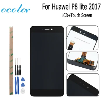 

ocolor 1920X1080 IPS For Huawei P8 Lite 2017 LCD Display+Touch Screen 5.2inch Screen Digitizer Assembly With Tool +Adhesive