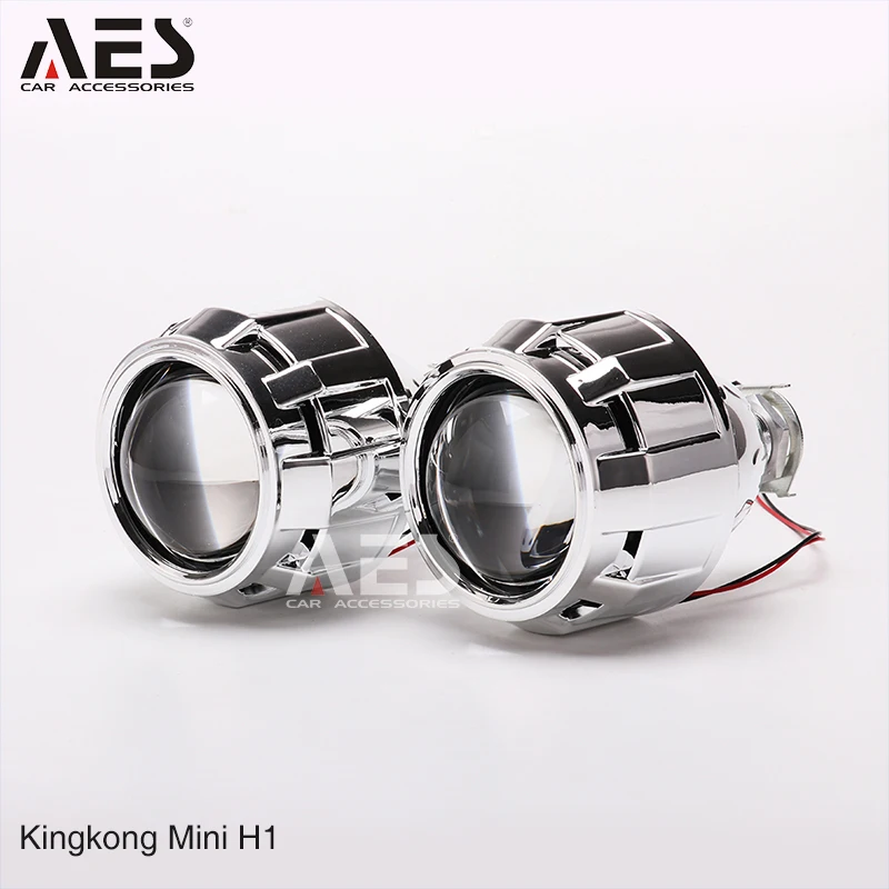 Биксеноновые Проекционные линзы AES Kingkong Mini H1 2 5 дюйма для модификации фар