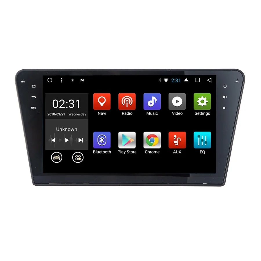 Clearance Asvegen  Android 7.1 Quad Core Car Radio GPS Navigation Stereo Headunit WIFI 4G Media DVD Multimedia Player For Peugeot 408 2014 2