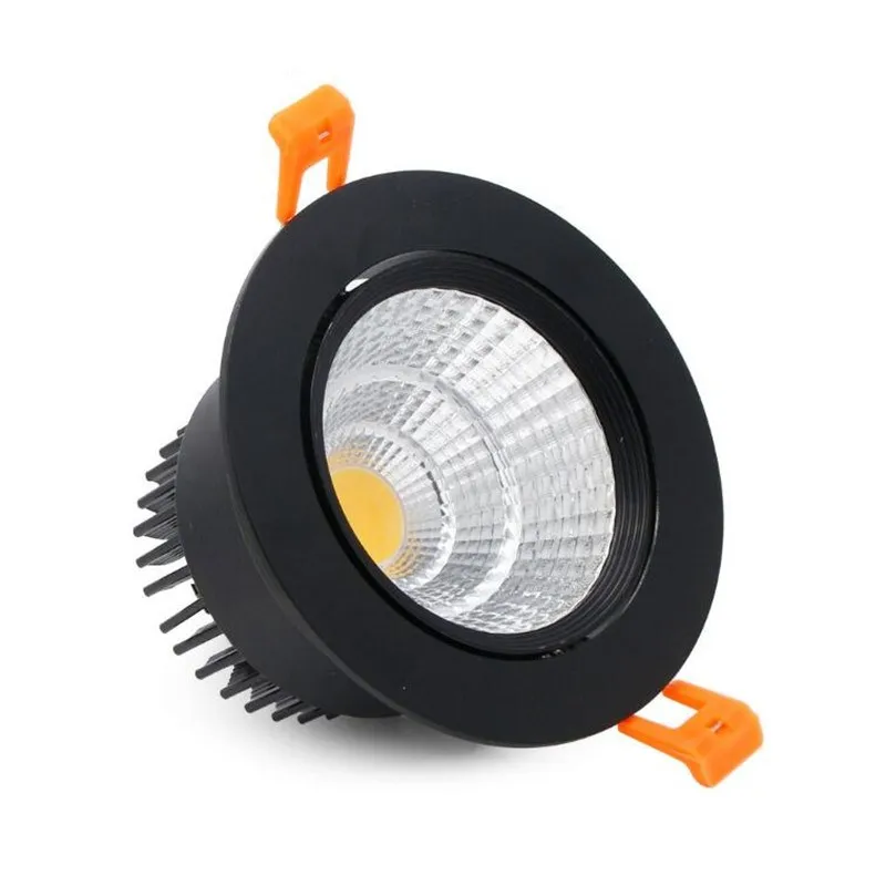 

Wholesale Dimmable LED COB Ceiling Down Light 7W 10W 12W Dowlight Warm / Cool White AC85-265V Recessed Lamp For Home Lighting