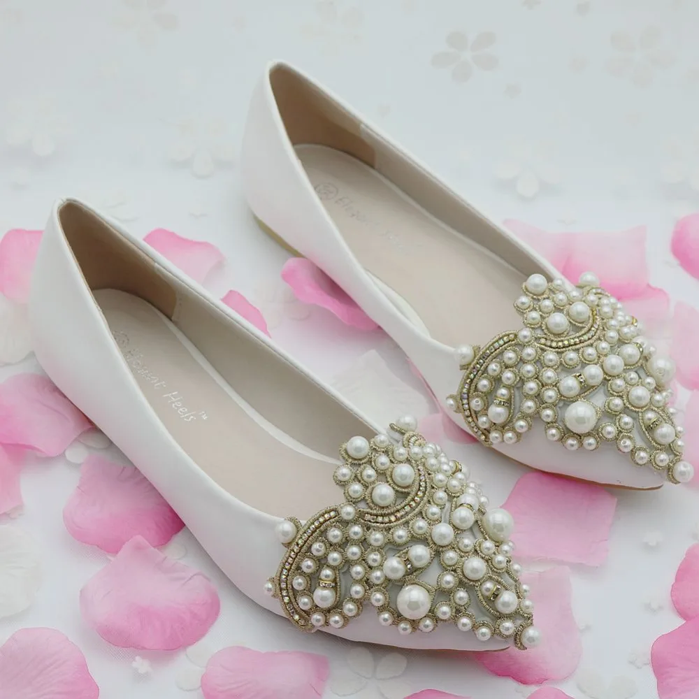 pearl shoes flats