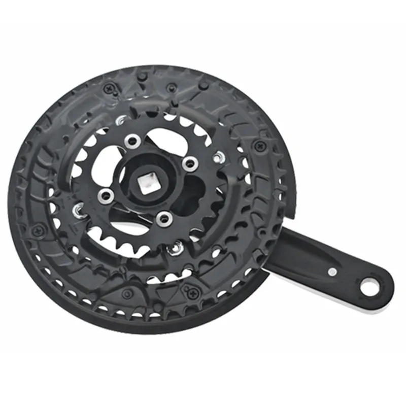 SHIMANO FC-T3010 Кривошип 9 скоростей 48-36-26T зуб квадратное отверстие алюминиевый сплав 170 мм Звездочка для горного велосипеда черная