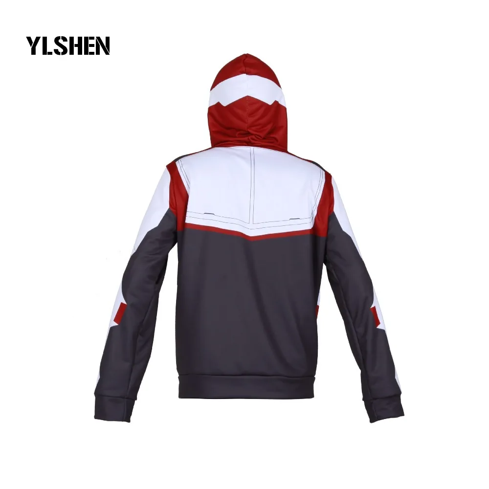 2019 Avengers Endgame Jacket Quantum Realm Sweatshirt Advanced Tech Hoodie Cosplay Costumes Superhero Iron Man Cosplay Men Adult