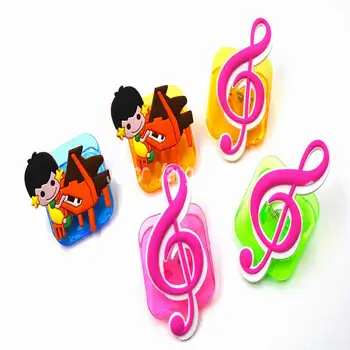 

100PC Treble Music Book Note Paper Ruler Sheet Music Spring Clip Holder For Piano Guitar Violin Viola Cello Performance Practice