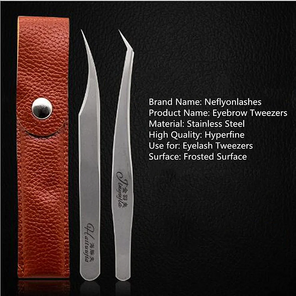 

1pc Stainless Steel Eyebrow Tweezers Eyelash Extension Makeup Tools High Precision Quality Tweezer Eyelashes Extensions Tool