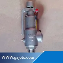 A27W-16P DN15 Нержавеющая сталь Пружина Микро-открыть предохранительный клапан