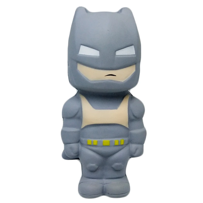 Batman Новинка, милый супер герой, мягкий человек-паук, Железный человек, Халк, медленно поднимающийся, мягкие игрушки, хлеб, запах, облегчение стресса для детей, забавная Подарочная игрушка - Цвет: Batman