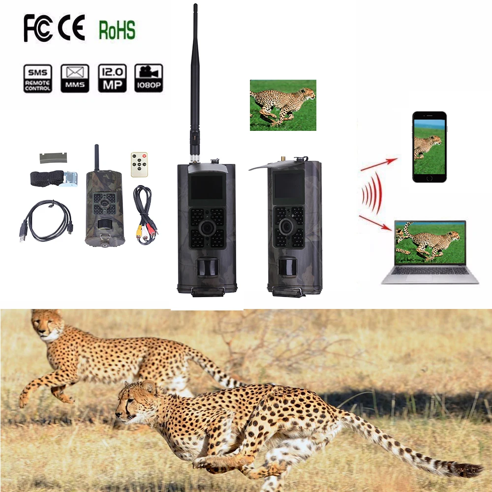 HC-700G 16MP охотничья камера фото ловушка 3g GPRS MMS SMTP SMS инфракрасное ночное видение дикая природа животное цифровая Chasse Trail камера s