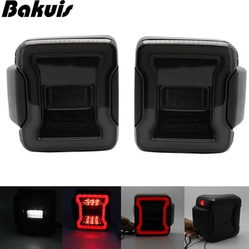 

Smoke LED Tail Lights for Jeep Wrangler JL18-19 Brake Reverse Light Rear brake USA/ EU version