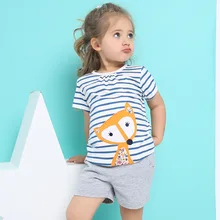 Girls Clothes Children Clothing 2017 Brand Girl Clothing Sets Roupas Infantis Animal Casual Kids Clothes