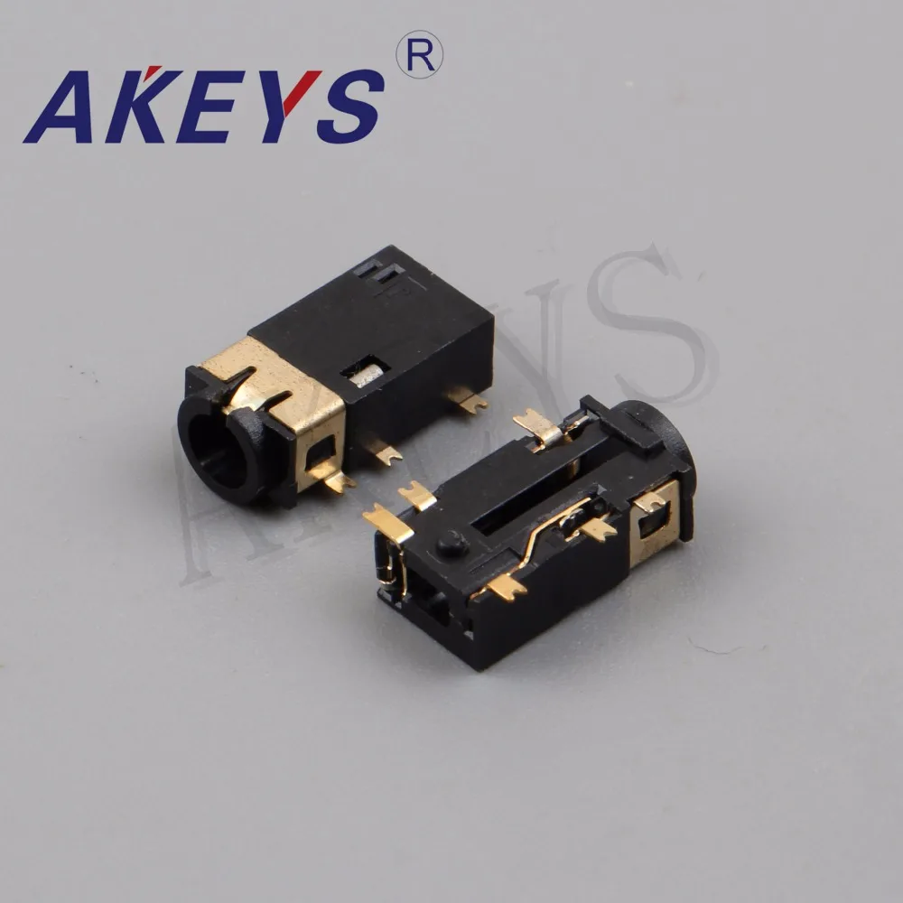PJ-3591 6 pin paster outlet 3.5mm earphone jack interphone for micro usb frequency jack switch short top