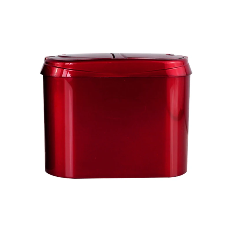 

Car Trash Can Mini Auto Car Vehicle Garbage Dust with Double Cover Trash Rubbish Can LB026