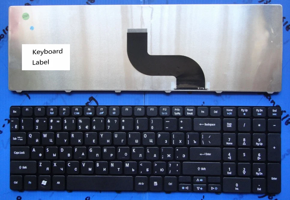 

News notebook laptop keyboard for Acer Aspire MP-09G33SU-6981W PK130PI1B04 RU Russian layout