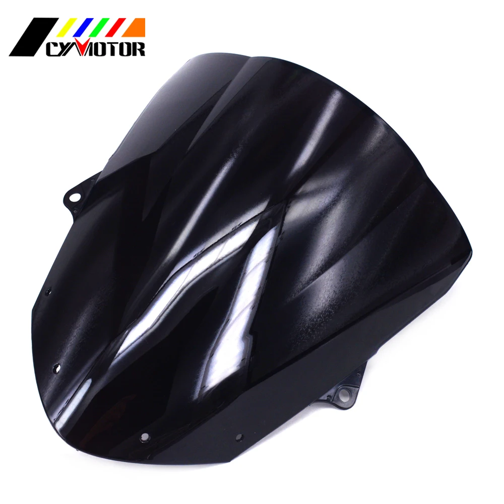 Черное Лобовое стекло для мотоцикла обтекатель лобового стекла ZX6R ZX 6R ZX636 2009 2010 2011