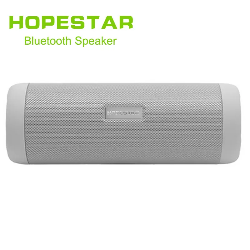 HOPESTAR Bluetooth на открытом воздухе динамик беспроводной портативный сабвуфер велосипед Водонепроницаемый поддержка TF FM Xiaomi с внешним аккумулятором фонарик - Цвет: gray without box