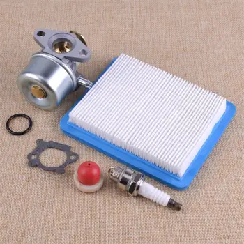 

LETAOSK New Metal Carburetor Kit Set 497586 Fit for Briggs Stratton 122K07 122K09 122K82 123K02 Engine Vertical Shaft Engines