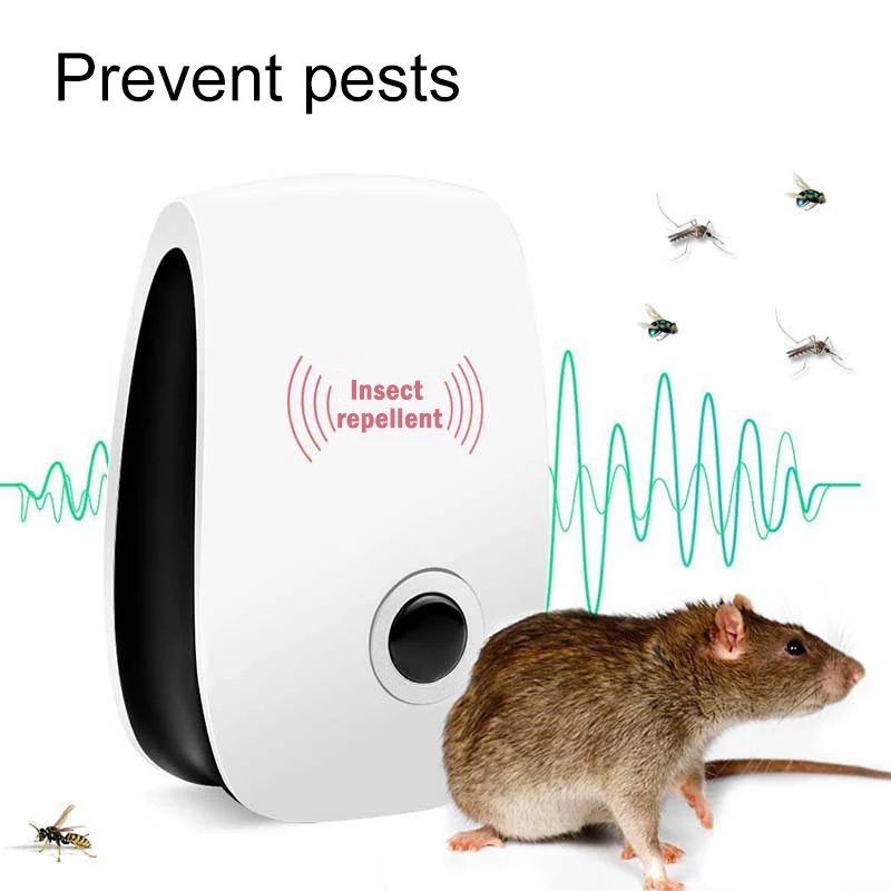 Electronic Ultrasonic Mosquito Killer USEU plug Reject Bug Mosquito Cockroach Mouse Pest Reject Magnetic Killer Repeller outdoor indoor (1)