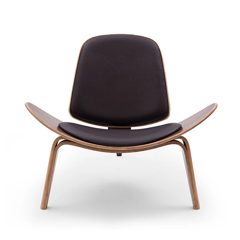 

Modern Creative Art Shell Aircraft Chair Leisure Nordic Smile Chair To Negotiate Reading Afternoon Tea Coffee Single Sofa Chair
