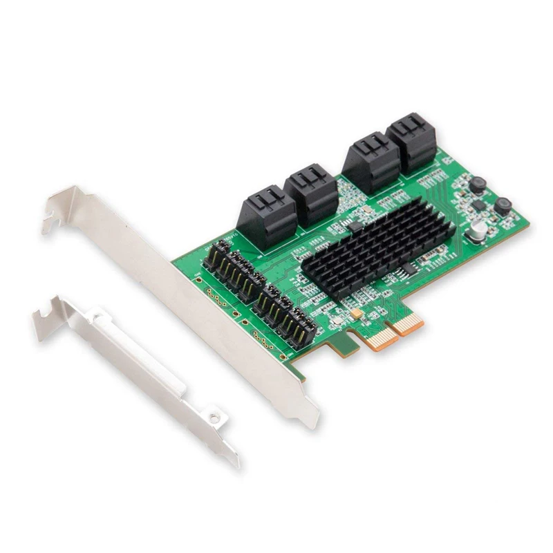 ^*Best Offers Pcie to SATA III 6Gbps 8 Port Controller Card PCIe 2.0 x2 with Low Profile Brac PCI-express to SATA Adapter expansion ^*Best Offers Pcie to SATA III 6Gbps 8 Port Controller Card PCIe 2.0 x2 with Low Profile Brac PCI-express to SATA Adapter expansion