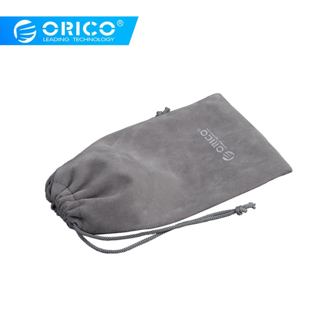 

ORICO SA1810 Mobile Phone Storage Bag Pouch Drawstring Portable Velvet Storage Package Suit For Phone