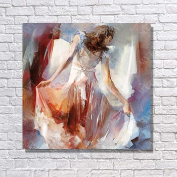 

Abstract Modern Oil Painting Living Room Wall Decor Large Canvas Art Cheap Figure Painting Hand painted No Framed