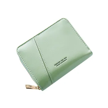 

CHALLEN Small Wallets For Women Fashion PU Leather Zipper Purse Women Ladies Card Bag Clutch Female Purse Money Clip Wallet