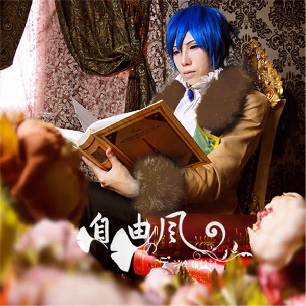 VOCALOID Bad End Night Kaito косплей костюм хэллоуин рубашка + галстук жилет пальто брюки на