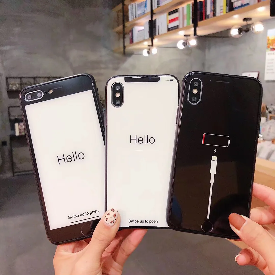 Luxury France Paris Fashion Brand Tempered Glass Screen Protector Case for IPhone X XS Max XR 8 7 6 S 6S Plus Film Cover |