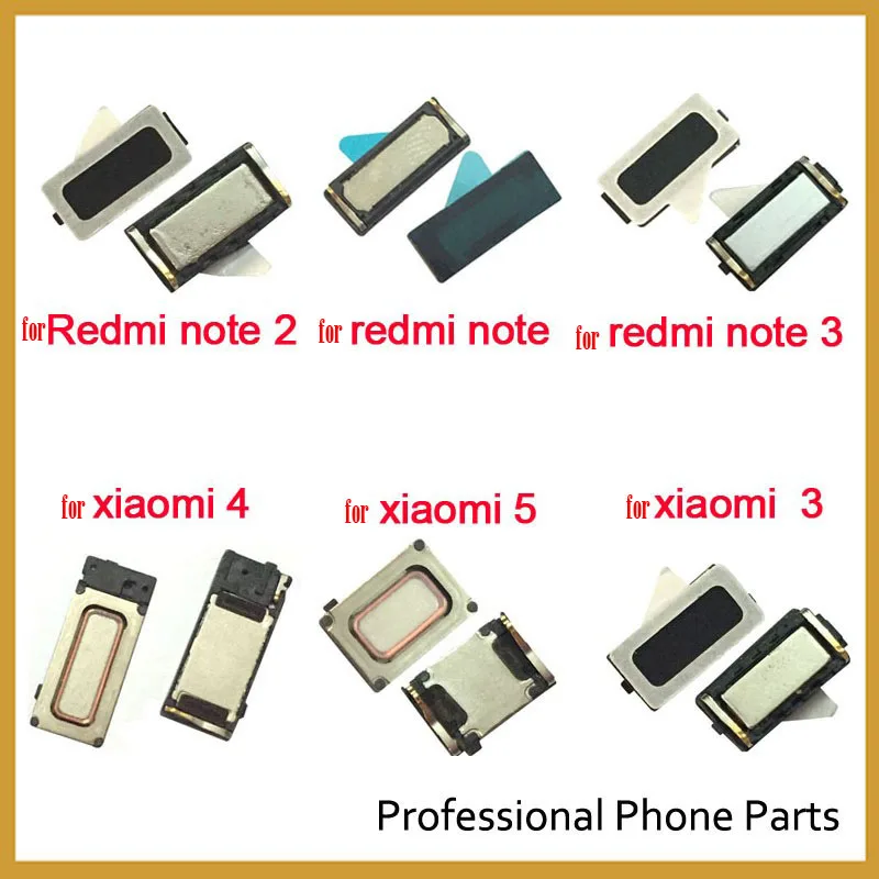 2 шт./лот, оригинальные наушники Динамик для Xiaomi mi 3 4 mi 5 5S плюс 6 6x Red mi обратите внимание на возраст 3, 4, 5, 5A 6 7 Pro ремонт Запчасти
