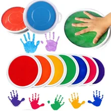 Большой чернильный коврик марки партнер DIY Цвет, цвета Радуга лак для ногтей коврик для детские игрушки пальчиковая живопись для рукоделия, кардмейкинга