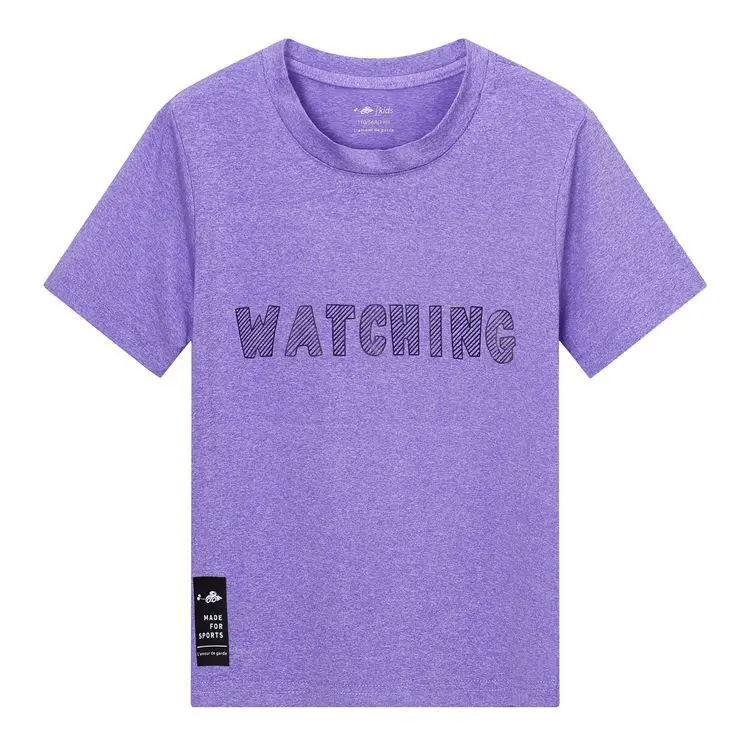 Summer Sports Girls Boys T-shirts Children Top Tees Fast Drying Elasticity Hygroscopic Anti-UV Outfits For 4-13 Years old