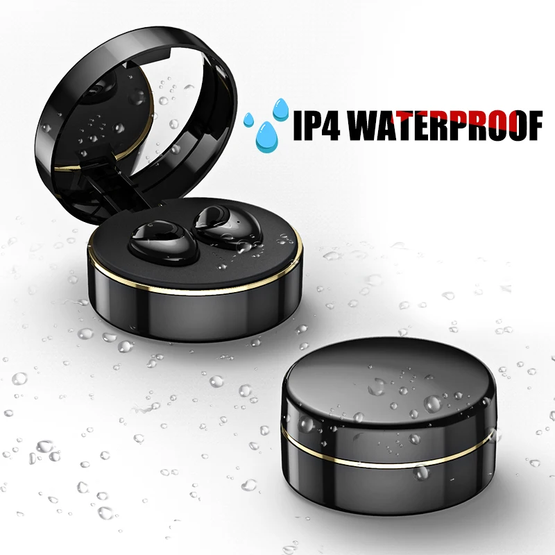FEIKU J502 TWS Bluetooth 5,0 гарнитура hifi качество звука водонепроницаемые беруши три цвета дополнительно с зеркалом для макияжа для женщин