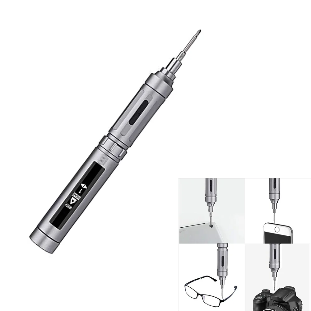 E3 Mini Electric Screwdriver Rechargeable Pen Type Electric Screwdriver Cordless Screwdriver Durable Phone Parts