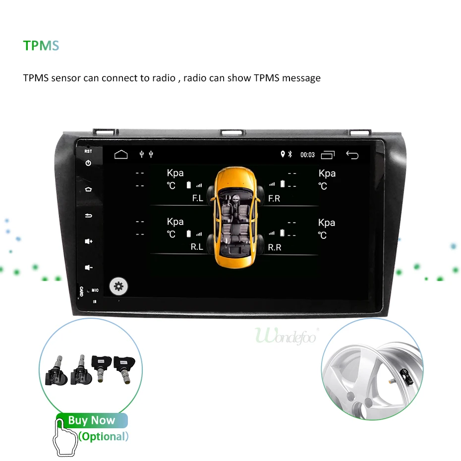 Best DSP IPS SCREEN 4G 64G Android 9.0 Car GPS For Mazda 3 2003-2009 stereo navigation RADIO pc FIT BOSE system NO dvd player 23