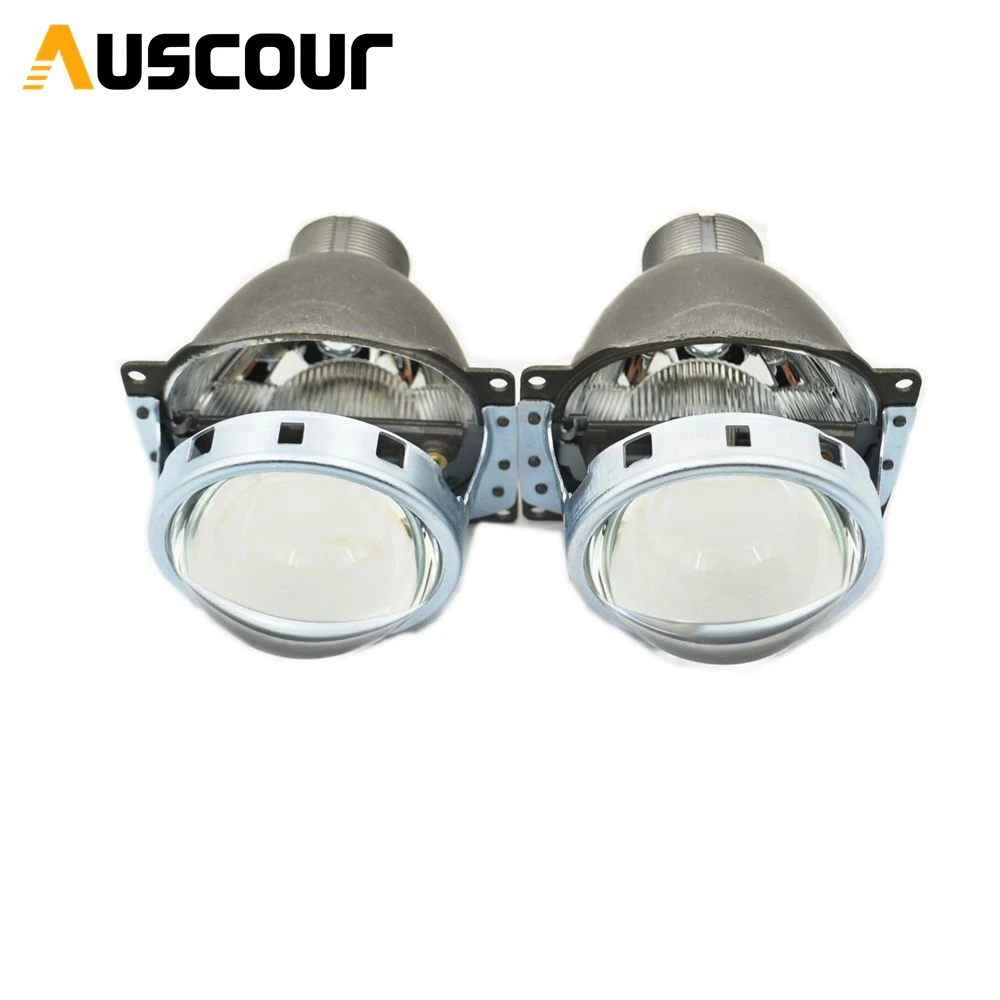 3.0 inch H4Q5 Bi xenon Hid Projector Lens Metal Holder retrofit modify H4 car mpdel use d2s d2h bulb