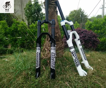 

Kalosse Hot selling Disc brake 1 1/8 oil gas bicycle fork 1.7kg/pc travel 125mm MTB front fork 26 er