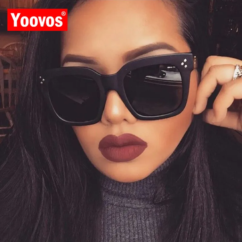 Yoovos 2021 новые Квадратные Солнцезащитные очки женские брендовые дизайнерские