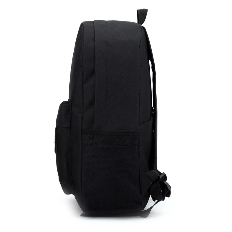 Venta Directa Color sólido mujeres moda lienzo Mochila jóvenes hombres escuela bolsas para adolescentes Mochila femenina