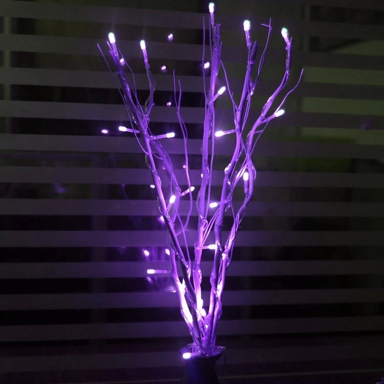 

25 Bulb Natural branches Tree Light Home Living Room Furnishings Knot Christmas Party Wedding LED Holiday Light String 110-220V