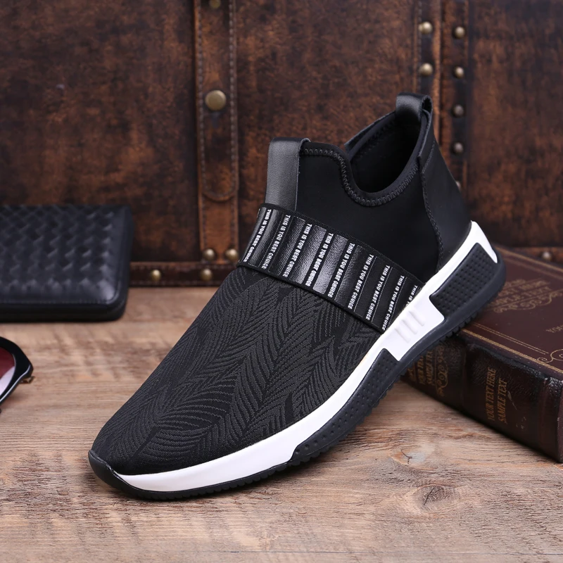 Grueso Hombre Otoño Hombres Top Para De Cuero Alto Mycolen Genuino Negro Moda Invierno Transpirable Casual Caliente Del Los Fondo Lona Zapatos 7qBxA4wH