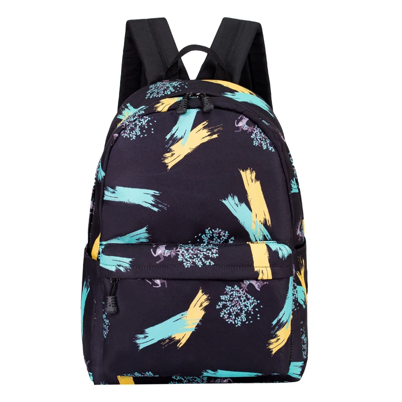 

2019 New Fashion Print Female Student Backpack High Quality Casual Daily Travel Backpack Men and Women