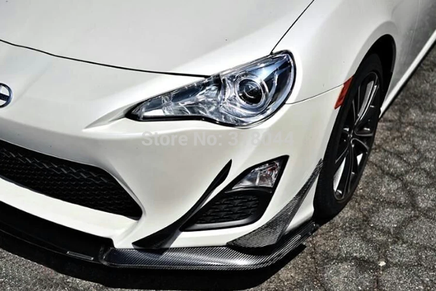 AER 2pcs Racing Rear Bumper Spat For Toyota FT86 BRZ Vortexx Style Carbon Fiber