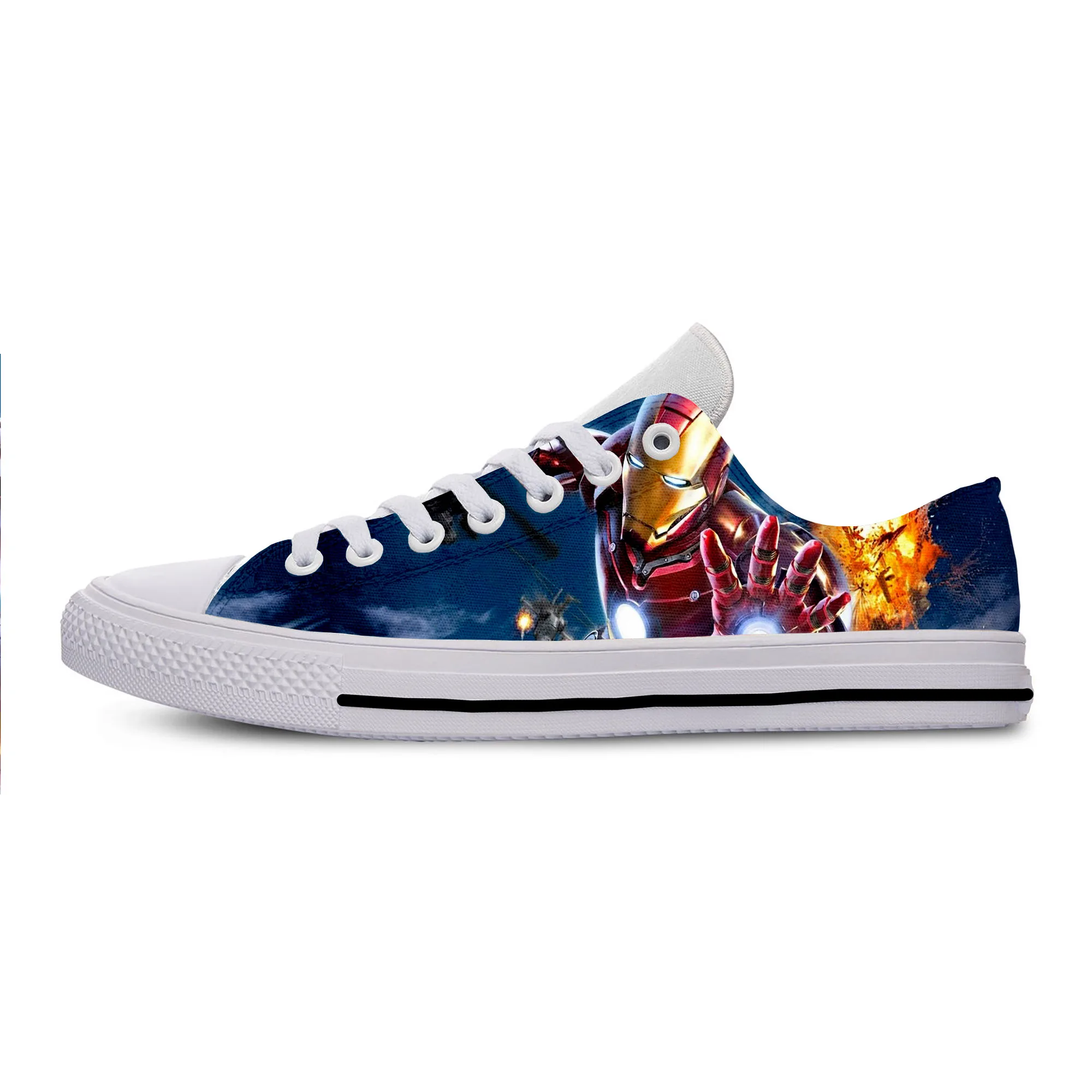 

Avengers 4 Infinity War Iron Man Tony Stark Sneakers For Men/women 3D Print Casual Cospaly Lightweight Shoes