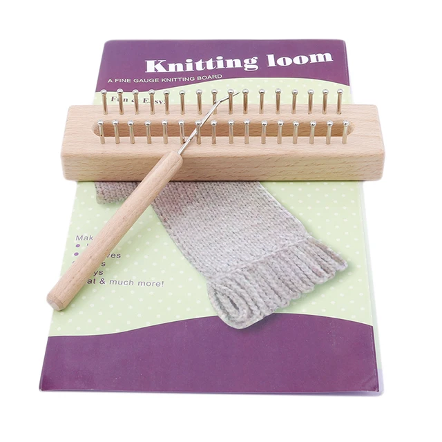 Wooden Kniting Sewing Tools Board Knitting Loom Easy Weaving Tool For