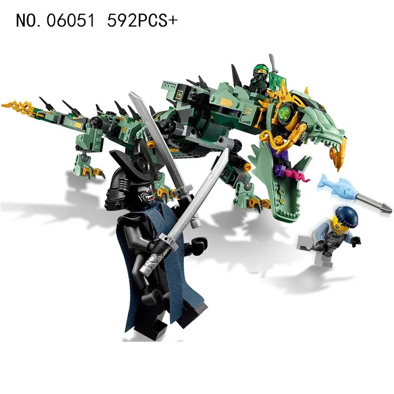 Lepin-06051-592pcs-Compatible-legoing-70612-Ninjagoe-Flying-Mecha-Dragon-Building-Blocks-Bricks-Toys-children-gift