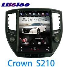 LiisLee Автомобильный мультимедийный gps HiFi аудио Радио стерео для Toyota Crown S210 2012~ стиль навигации NAVI