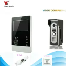 Yobang Security freeship 4.3 “Video Door Color Video Monitor Kit Video Door Phone Intercom Door bell Doorbell Night Vision