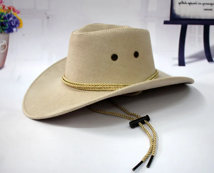 Горячая Распродажа Новая модная ковбойская шляпа унисекс в западном стиле, туристическая шапка в западном стиле, AW7229 - Цвет: 4