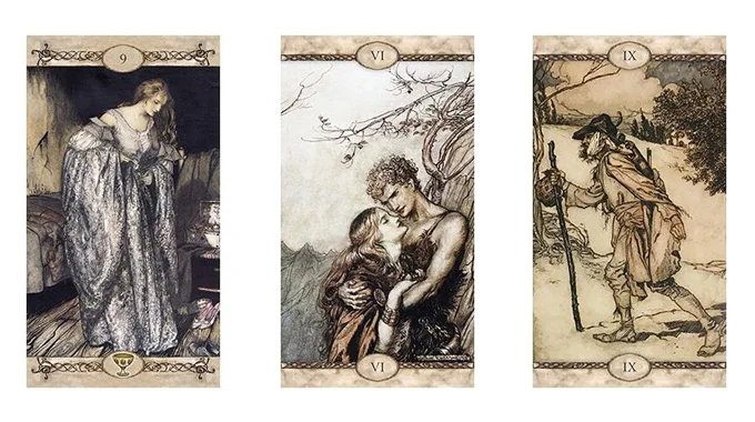 100% оригинальная карточка Таро Rackham все английские гадания набор настольная игра